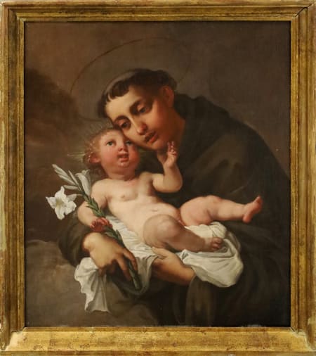 Francesco Polazzo — Sant'Antonio con Gesù Bambino